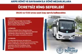 Büyükşehir Bayramda Mezarlıklara Ücretsiz Ulaştıracak