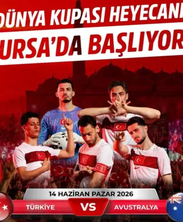 Bursa, Milli Takımın Dünya Kupası İlk Maçını Dev Ekranda İzleyecek 14 milli maç