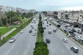 Gazi Bulvarı’nda trafik akışını rahatlatacak çalışma başlatıldı (1)