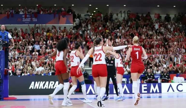 Filenin Sultanları Belçika'yı 3-0'la Geçti 1 voleybol milli takım4