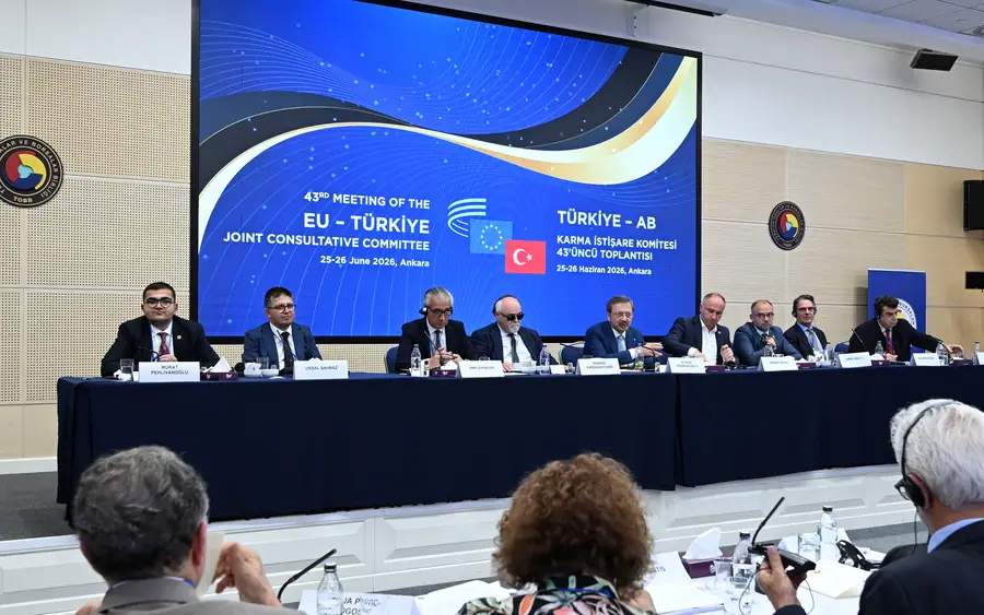 Türkiye-AB Karma İstişare Komitesi Ankara'da Toplandı 1 Türkiye-AB Karma İstişare Komitesi Ankara'da Toplandı 1
