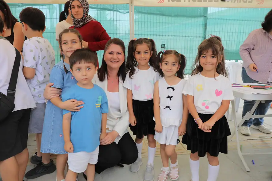 Başkan Gencan, Çocuklarla Karne Gününde Buluştu 1