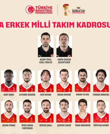 A Milli Erkek Basketbol Takımı'nın Bosna Hersek Maçı Kadrosu Belli Oldu 10 a milli takım basketbol