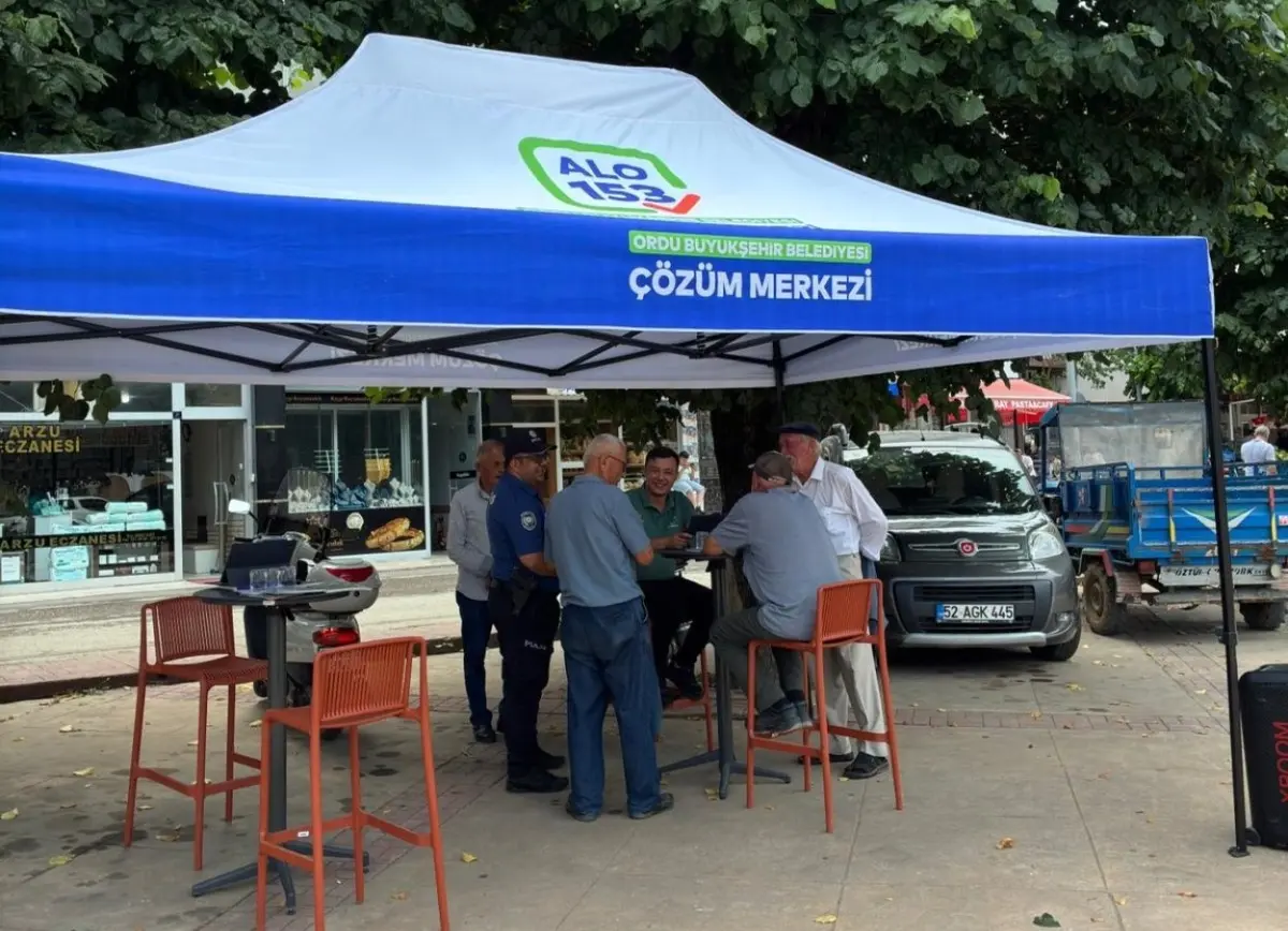 Ordu 153 Çözüm Merkezi Ekipleri İkizce'de Talep ve Şikayetleri Dinledi 1