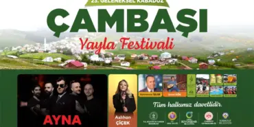 Geleneksel Kabadüz Çambaşı Yayla Festivali 18-19 Temmuz'da 3 çambaşı yayla festivali