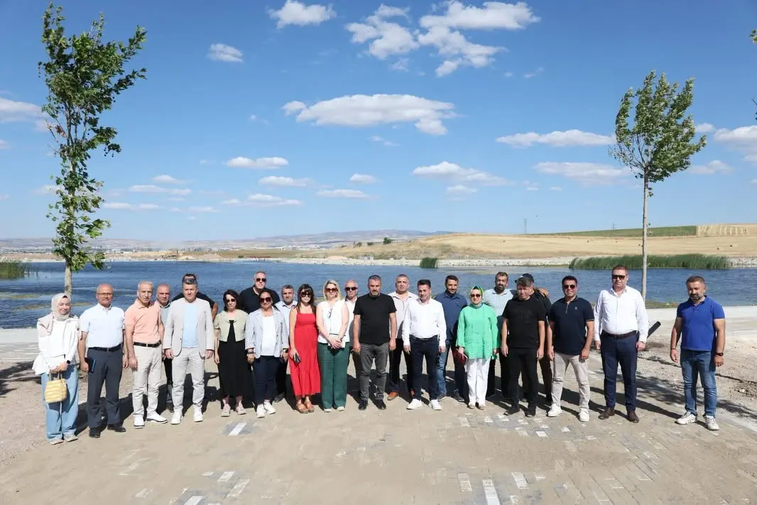 Pursaklar Belediye Başkanı Çetin'den Kurusarı Gümüşoluk Göleti'nde İnceleme 1 Pursaklar Belediye Başkanı Çetin'den Kurusarı Gümüşoluk Göleti'nde İnceleme 1