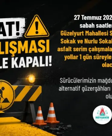 NEV BEL TRAFİĞE KAPALI 001