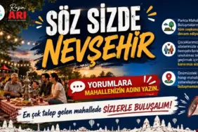 Nevşehir Belediyesi'nin "Söz Sizde" Buluşmalarında Yeni Adres Yorumlarla Belirleniyor 6 NEV BEL SÖZ SİZDE 001