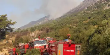 Kaş orman yangını (4)