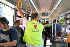 Sıcaklıklar arttı toplu taşımada klima denetimi yoğunlaştı  (1)