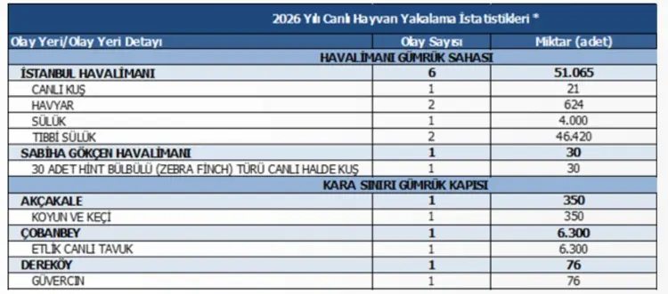 Ticaret Bakanlığı Ekipleri 2026'da 58 Bin 519 Canlı Hayvan Ele Geçirdi 1 Ticaret Bakanlığı Ekipleri 2026'da 58 Bin 519 Canlı Hayvan Ele Geçirdi 1