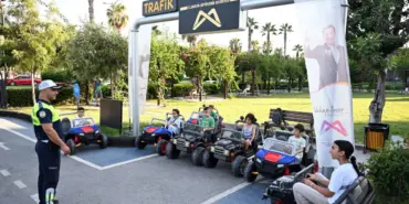 Mersin'de Çocuklara Uygulamalı Trafik Eğitimi Verildi 5 Mersin Büyükşehir Minikleri Trafik Kurallarıyla Buluşturdu 1