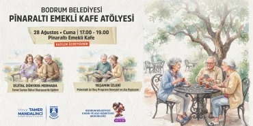 Bodrum’da Sosyal Gelişim ve Dijital Okuryazarlık Atölyeleri Düzenlenecek 2 Pînaraltı Emekli Kafe Atölyesi (2)