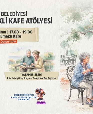 Bodrum’da Sosyal Gelişim ve Dijital Okuryazarlık Atölyeleri Düzenlenecek 7 Pînaraltı Emekli Kafe Atölyesi (2)