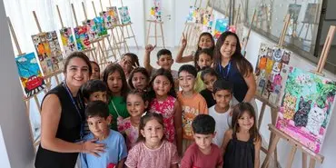 Sayılarla Tuval Boyama Atölyesi Mini Sergi ile Tamamlandı (16)
