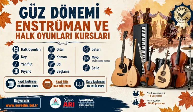 Nevşehir Belediyesi Güzel Sanatlar Merkezi’nde Yeni Dönem Kurs Kayıtları Başlıyor 6 NEV BEL GÜZ DÖNEMİ KURSLAR 001